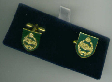 Cuff Links - ROYAL TANK REGIMENT Shield